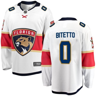 Men's Anthony Bitetto Florida Panthers Fanatics Branded Away Jersey - Breakaway White