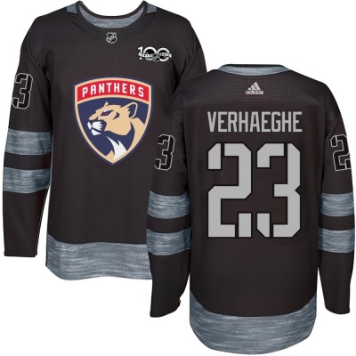 Men's Carter Verhaeghe Florida Panthers 1917- 100th Anniversary Jersey - Authentic Black