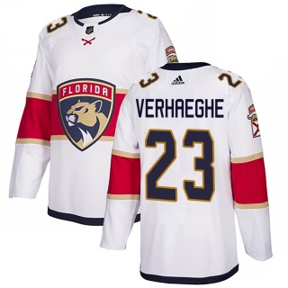 Men's Carter Verhaeghe Florida Panthers Adidas Away Jersey - Authentic White