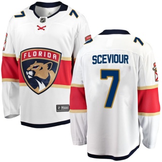 Men's Colton Sceviour Florida Panthers Fanatics Branded Away Jersey - Breakaway White