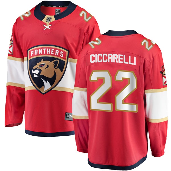 Men's Dino Ciccarelli Florida Panthers Fanatics Branded Home Jersey - Breakaway Red