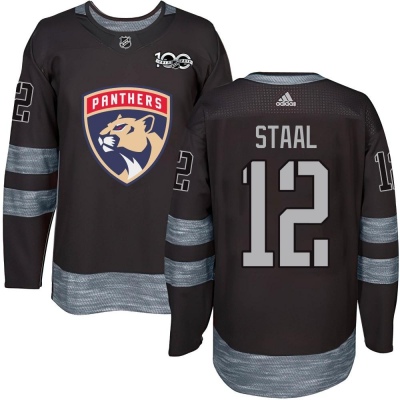 Men's Eric Staal Florida Panthers 1917- 100th Anniversary Jersey - Authentic Black