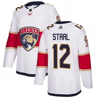 Men's Eric Staal Florida Panthers Adidas Away Jersey - Authentic White