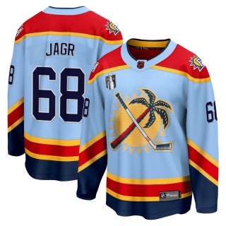 Men's Jaromir Jagr Florida Panthers Fanatics Branded Special Edition 2.0 2023 Stanley Cup Final Jersey - Breakaway Light Blue