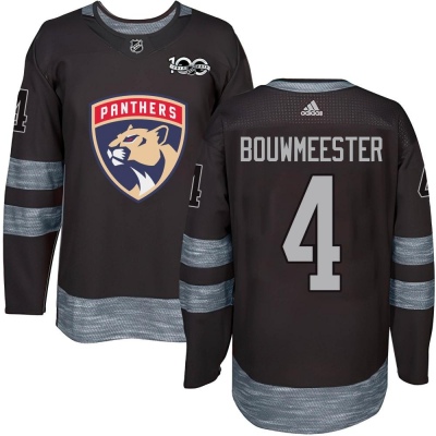 Men's Jay Bouwmeester Florida Panthers 1917- 100th Anniversary Jersey - Authentic Black