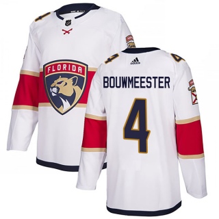 Men's Jay Bouwmeester Florida Panthers Adidas Away Jersey - Authentic White