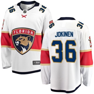 Men's Jussi Jokinen Florida Panthers Fanatics Branded Away Jersey - Breakaway White