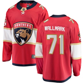 Men's Lucas Wallmark Florida Panthers Fanatics Branded Home Jersey - Breakaway Red