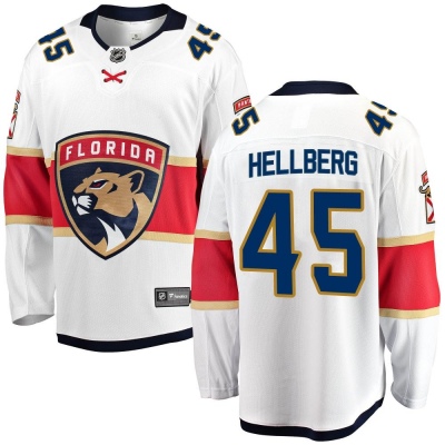 Men's Magnus Hellberg Florida Panthers Fanatics Branded Away Jersey - Breakaway White