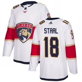 Men's Marc Staal Florida Panthers Adidas Away Jersey - Authentic White