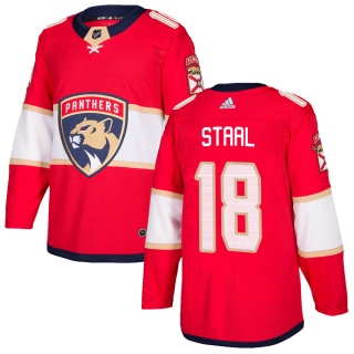 Men's Marc Staal Florida Panthers Adidas Home Jersey - Authentic Red