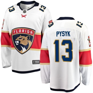 Men's Mark Pysyk Florida Panthers Fanatics Branded Away Jersey - Breakaway White