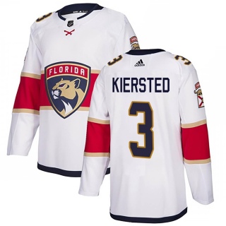 Men's Matt Kiersted Florida Panthers Adidas Away Jersey - Authentic White