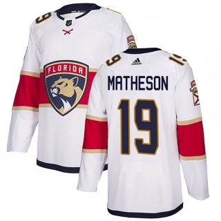 Men's Michael Matheson Florida Panthers Adidas Away Jersey - Authentic White