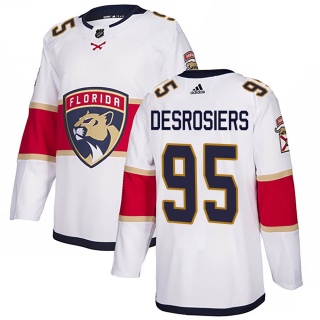 Men's Philippe Desrosiers Florida Panthers Adidas Away Jersey - Authentic White
