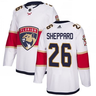 Men's Ray Sheppard Florida Panthers Adidas Away Jersey - Authentic White