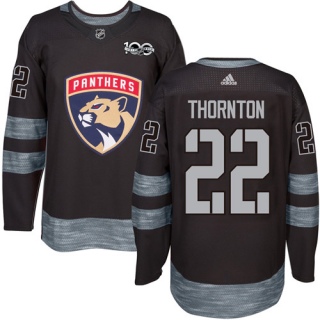 Men's Shawn Thornton Florida Panthers Adidas 1917- 100th Anniversary Jersey - Authentic Black