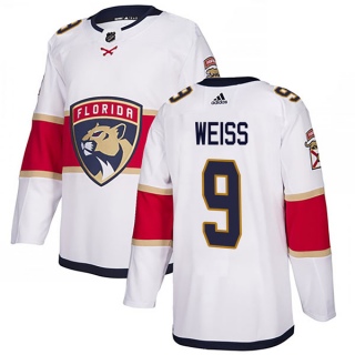 Men's Stephen Weiss Florida Panthers Adidas Away Jersey - Authentic White