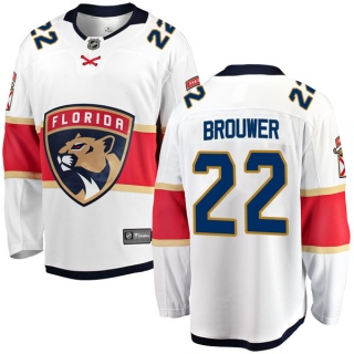 Men's Troy Brouwer Florida Panthers Fanatics Branded Away Jersey - Breakaway White