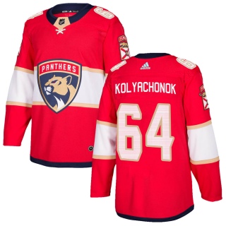 Men's Vladislav Kolyachonok Florida Panthers Adidas Home Jersey - Authentic Red