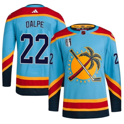Men's Zac Dalpe Florida Panthers Adidas Reverse Retro 2.0 2023 Stanley Cup Final Jersey - Authentic Light Blue