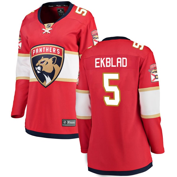 Women's Aaron Ekblad Florida Panthers Fanatics Branded Home Jersey - Breakaway Red