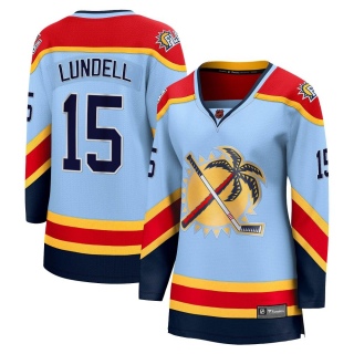 Women's Anton Lundell Florida Panthers Fanatics Branded Special Edition 2.0 Jersey - Breakaway Light Blue
