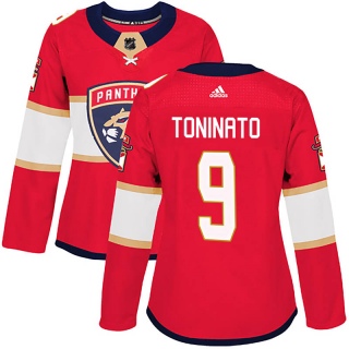 Women's Dominic Toninato Florida Panthers Adidas Home Jersey - Authentic Red