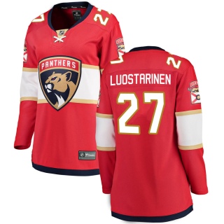 Women's Eetu Luostarinen Florida Panthers Fanatics Branded ized Home Jersey - Breakaway Red
