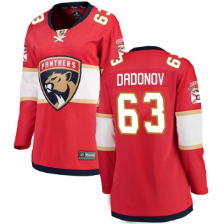 Women's Evgenii Dadonov Florida Panthers Fanatics Branded Home Jersey - Breakaway Red