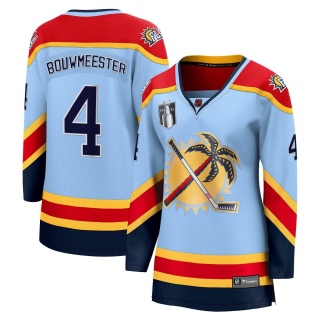 Women's Jay Bouwmeester Florida Panthers Fanatics Branded Special Edition 2.0 2023 Stanley Cup Final Jersey - Breakaway Light Bl