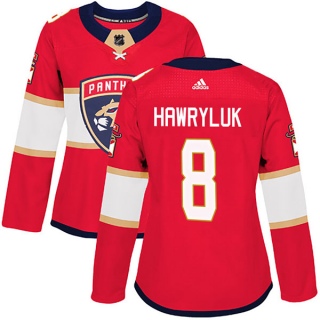 Women's Jayce Hawryluk Florida Panthers Adidas Home Jersey - Authentic Red