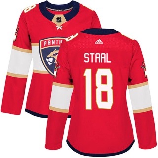 Women's Marc Staal Florida Panthers Adidas Home Jersey - Authentic Red