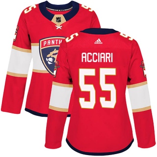 Women's Noel Acciari Florida Panthers Adidas Home Jersey - Authentic Red