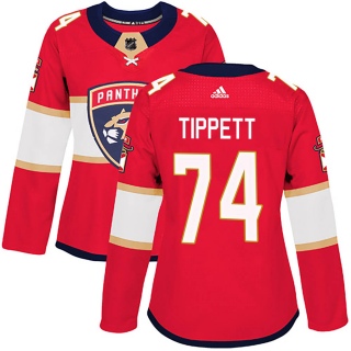Women's Owen Tippett Florida Panthers Adidas ized Home Jersey - Authentic Red