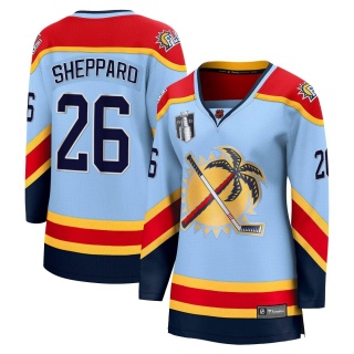 Women's Ray Sheppard Florida Panthers Fanatics Branded Special Edition 2.0 2023 Stanley Cup Final Jersey - Breakaway Light Blue