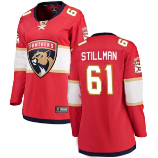 Women's Riley Stillman Florida Panthers Fanatics Branded Home Jersey - Breakaway Red