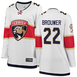Women's Troy Brouwer Florida Panthers Fanatics Branded Away Jersey - Breakaway White