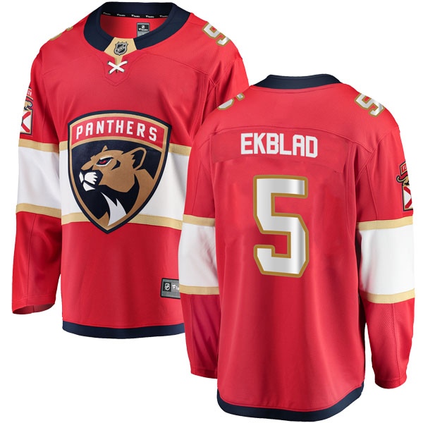 Youth Aaron Ekblad Florida Panthers Fanatics Branded Home Jersey - Breakaway Red