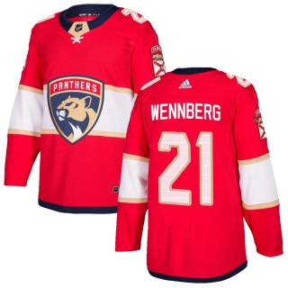 Youth Alex Wennberg Florida Panthers Adidas Home Jersey - Authentic Red