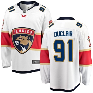 Youth Anthony Duclair Florida Panthers Fanatics Branded Away Jersey - Breakaway White