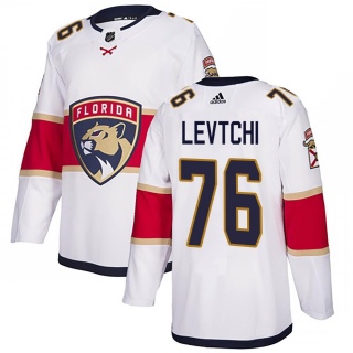 Youth Anton Levtchi Florida Panthers Adidas Away Jersey - Authentic White