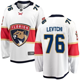 Youth Anton Levtchi Florida Panthers Fanatics Branded Away Jersey - Breakaway White
