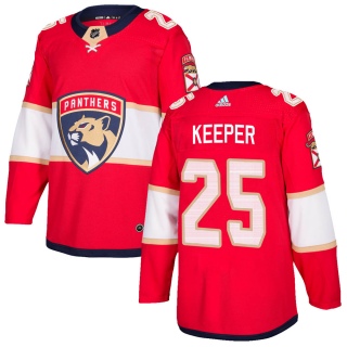 Youth Brady Keeper Florida Panthers Adidas Home Jersey - Authentic Red