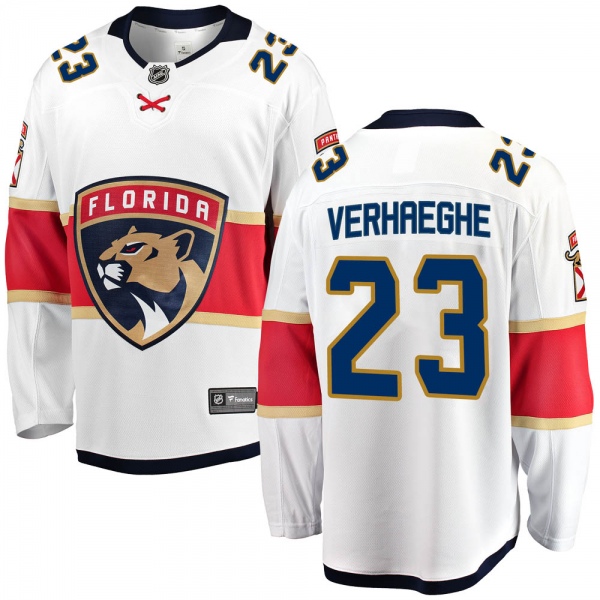Youth Carter Verhaeghe Florida Panthers Fanatics Branded Away Jersey - Breakaway White
