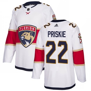 Youth Chase Priskie Florida Panthers Adidas Away Jersey - Authentic White