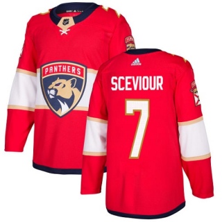 Youth Colton Sceviour Florida Panthers Adidas Home Jersey - Authentic Red