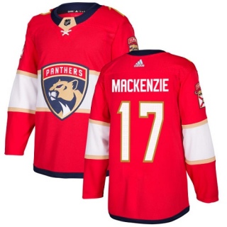 Youth Derek Mackenzie Florida Panthers Adidas Derek MacKenzie Home Jersey - Authentic Red
