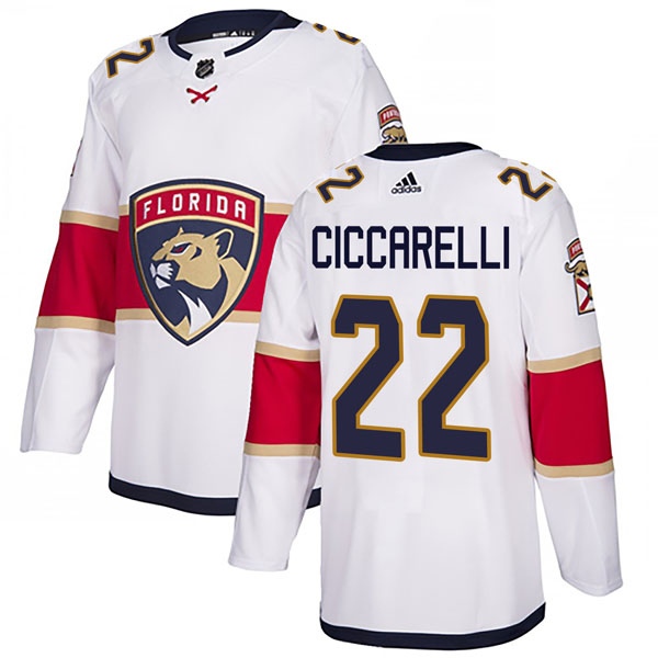 Youth Dino Ciccarelli Florida Panthers Adidas Away Jersey - Authentic White
