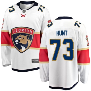 Youth Dryden Hunt Florida Panthers Fanatics Branded ized Away Jersey - Breakaway White